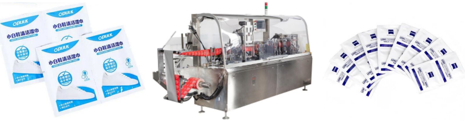 60-120bags/min Alcohol Pad Packing Machine 0.6-1.0MPa