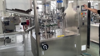 カートナー付き金属管充填機