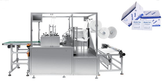 十分に自動綿パッドのパッキング機械化粧品アルコール構造の取り外し
