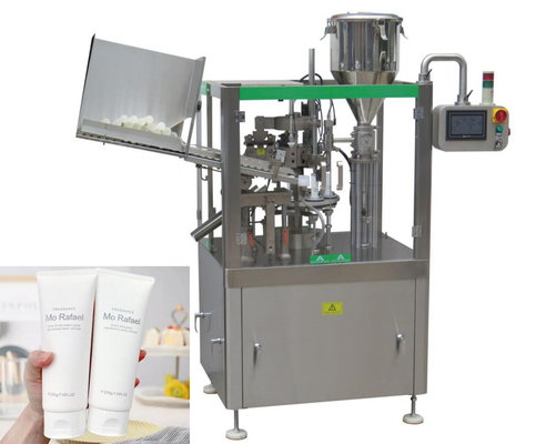 自動柔らかいプラスチック管の満ちるシーリング機械化粧品のローションのクリーム