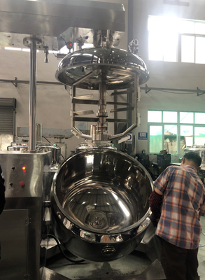 1000L 高容量 クリーム製造機 真空同性化エムルジファヤ ゲル混合機