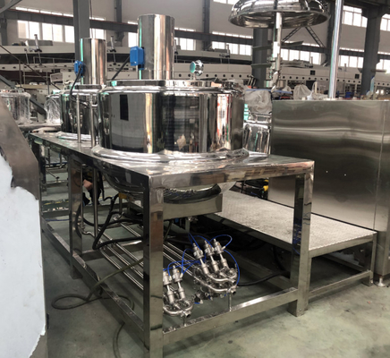 1000L 高容量 クリーム製造機 真空同性化エムルジファヤ ゲル混合機
