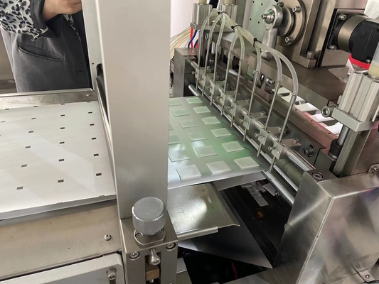 8つの車線アルコール医学のパッド アルコール パッキング機械を作る化粧品の綿パッド