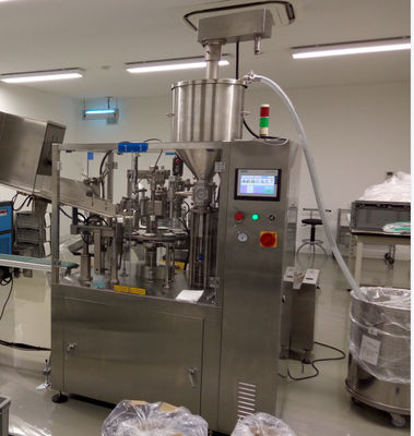 オートマティックプラスチックチューブフillingマシーン 乳膏クリーム歯磨き粉