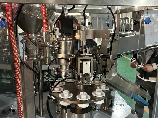 自動化粧管のチューブ埋蔵と密封機