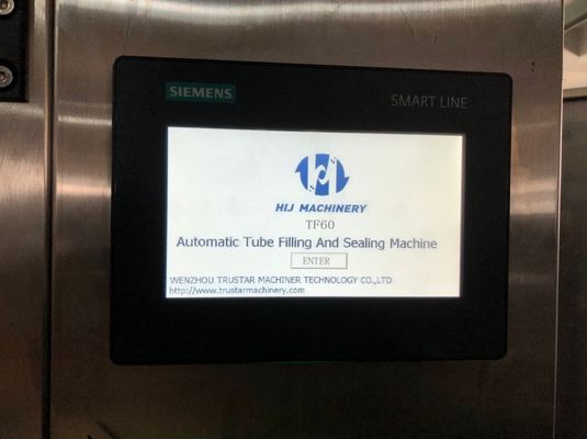 自動柔らかいプラスチック管の満ち、密封機械アルミニウム化粧品のクリーム色の管の歯磨きのチューブの充填機