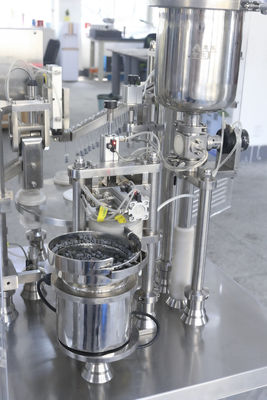 高粘度化粧ジェル 歯磨き粉 蓋 プラグ 誘導錠 注射器 詰め機