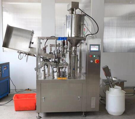 自動柔らかいプラスチック管の満ち、密封機械アルミニウム化粧品のクリーム色の管の歯磨きのチューブの充填機