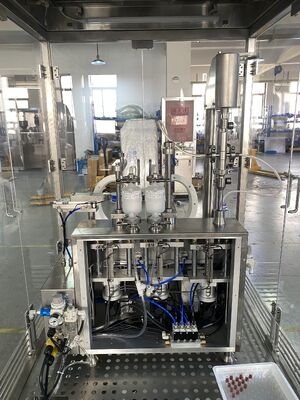 デスクトップ真空シリンジ充填栓詰機 (PLC搭載)