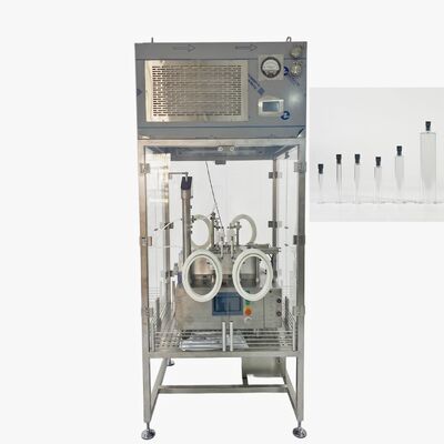 デスクトップ用フライアルと前注入注射器の充填機